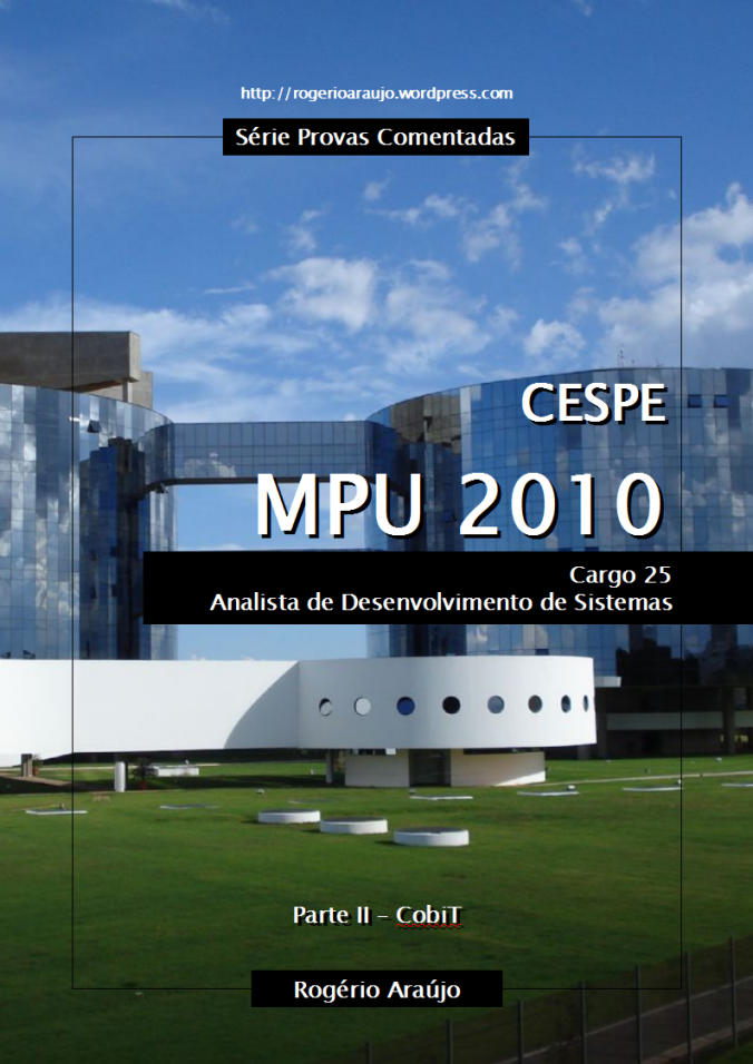CESPE 2010 MPU - Cargo 25 - Parte II - CobiT